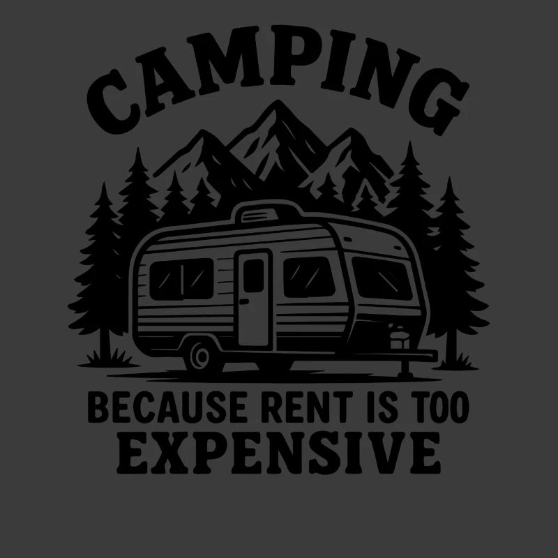 Lustiger Camper Spruch Design