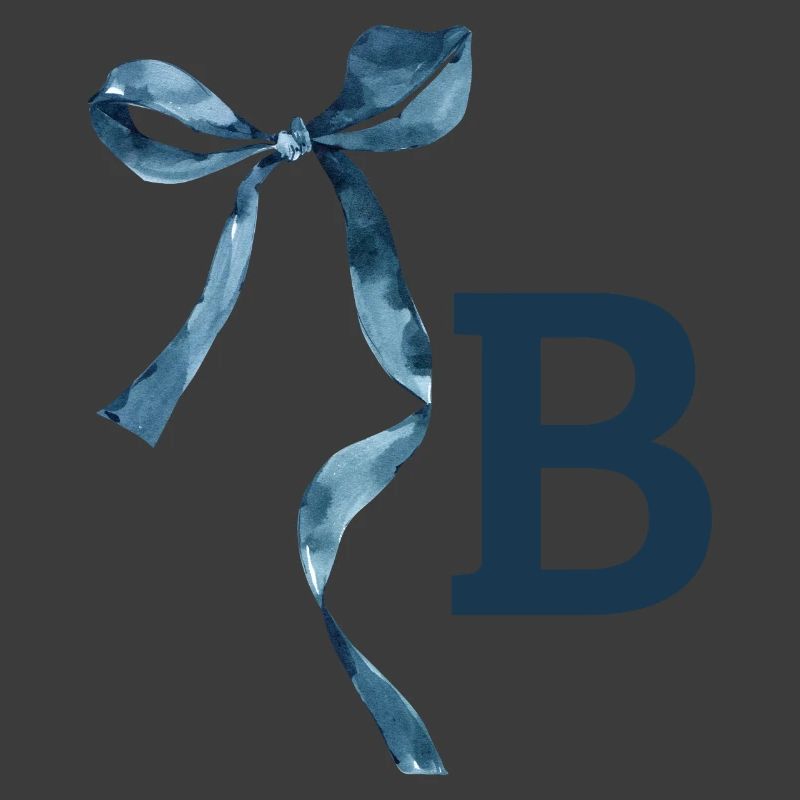 Monogramm b Geschenkidee