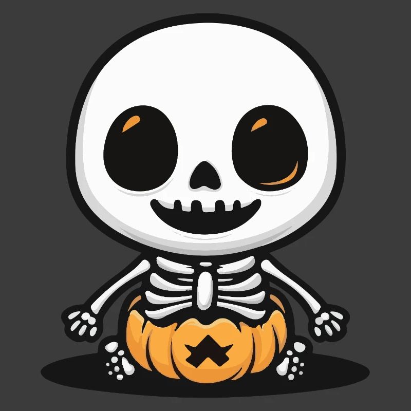 Skelett Süß Halloween