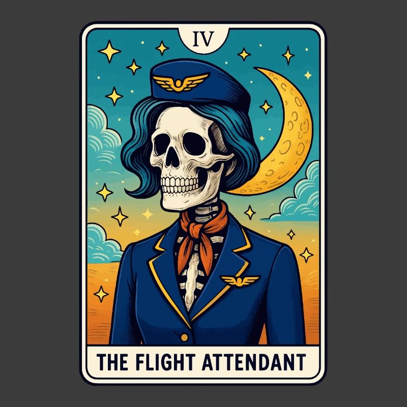 Skull Pilotin Tarot Design