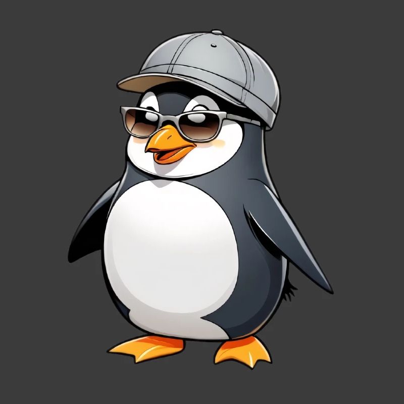 Cool Pingu mit Style