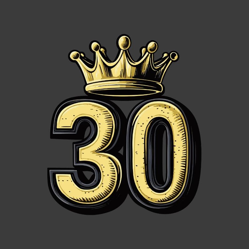 30 Zahl Krone