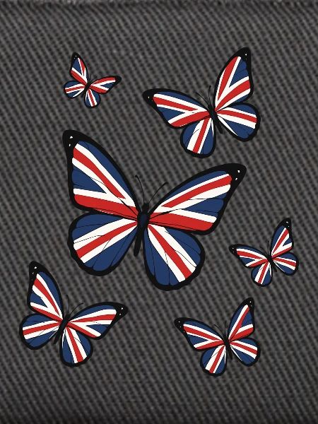 Union Jack Schmetterlinge