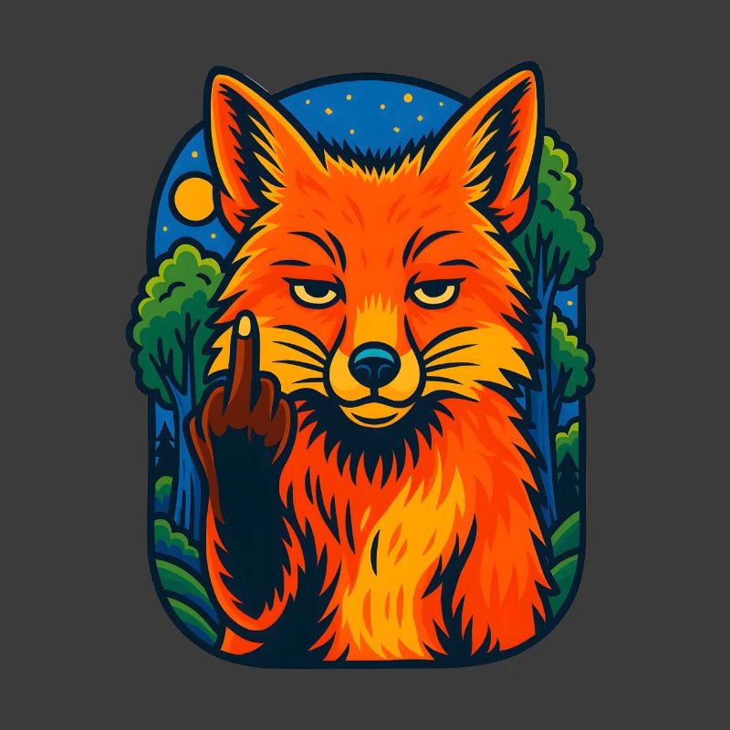 Mitternachtsfuchs rebellisch, liebe Füchse