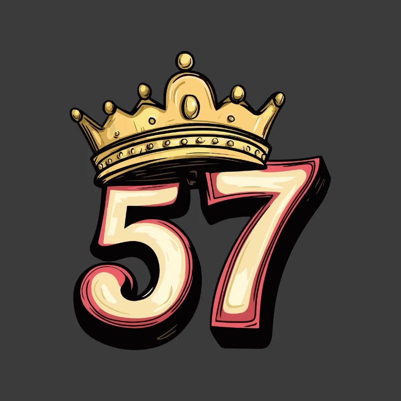 57 Zahl Krone