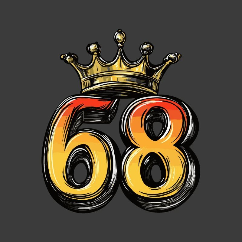 68 Zahl Krone