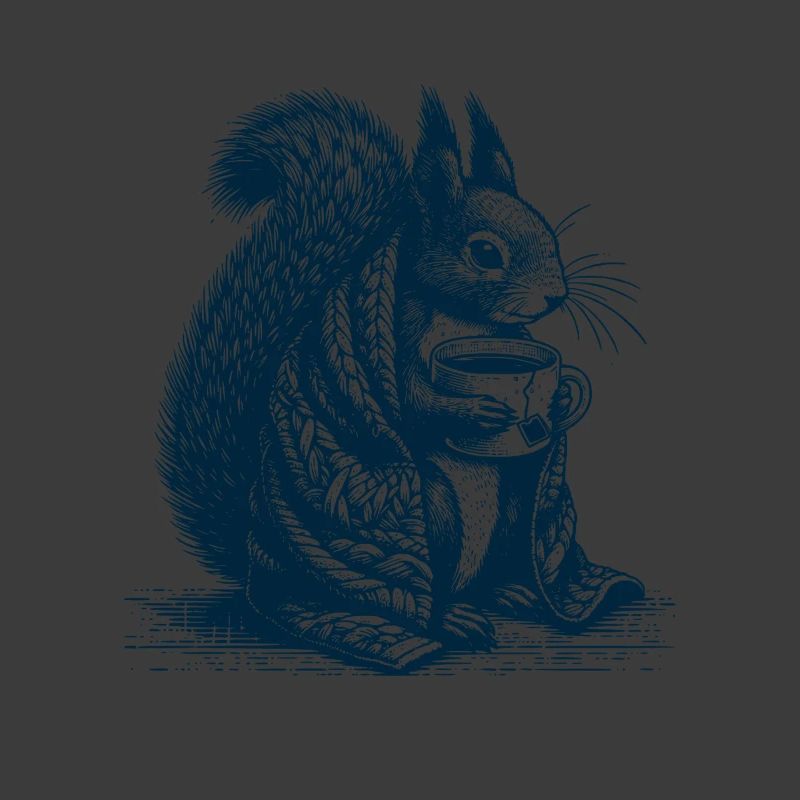 Eichhörnchen mit Tee