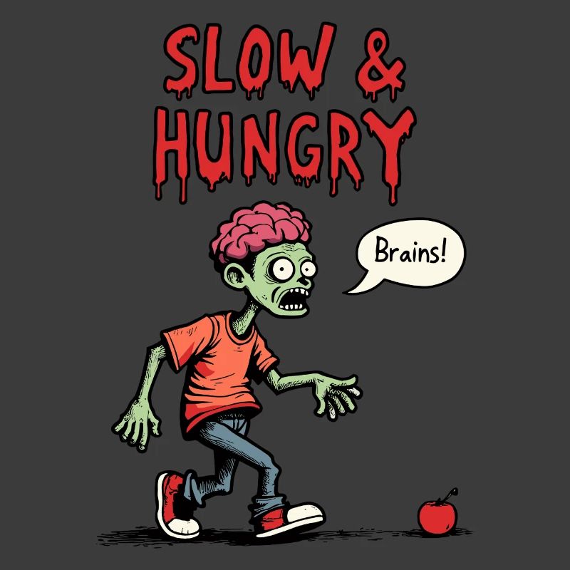 Slow & Hungry Zombie Comic