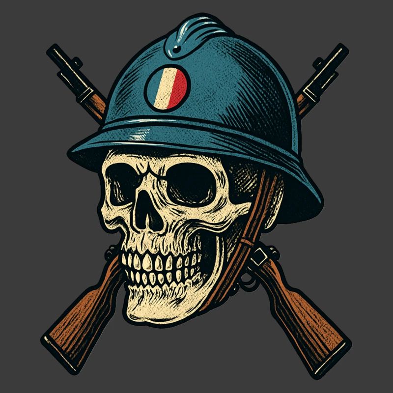 Frankreich - Poilu Helm