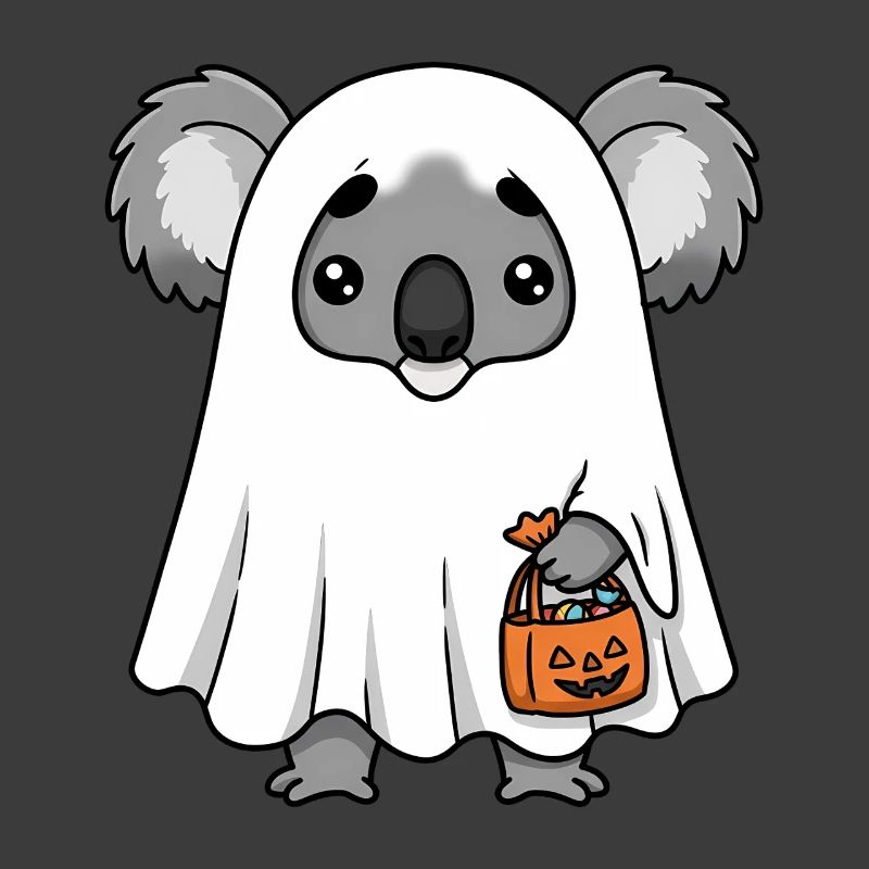 Koala Geist Halloween T-Shirt