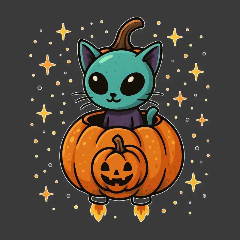 Cat Pumpkin: Halloween Pumpkin Flight