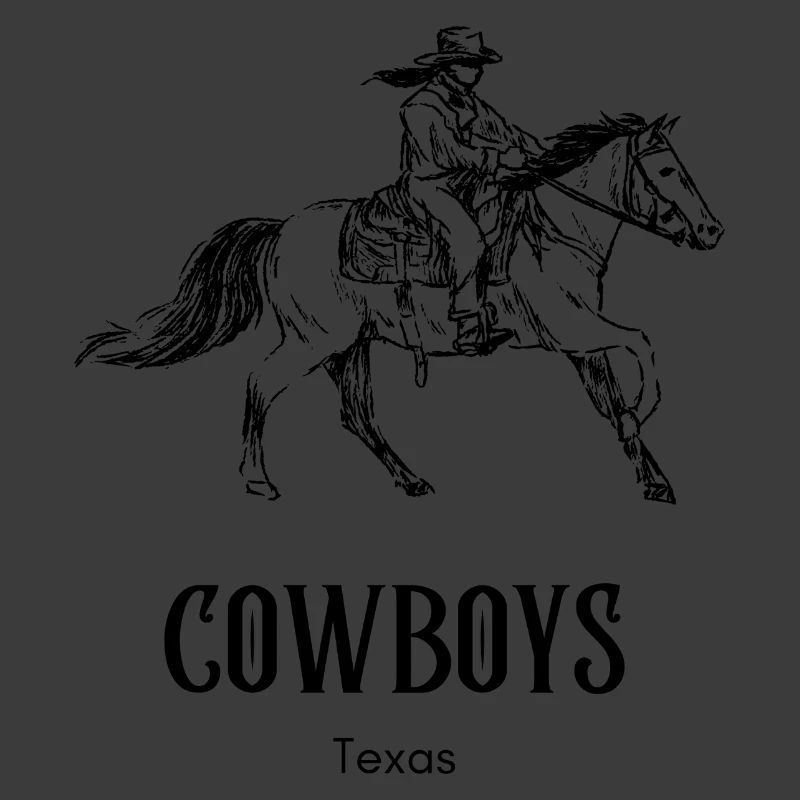 Cowboy, Pferd, Western