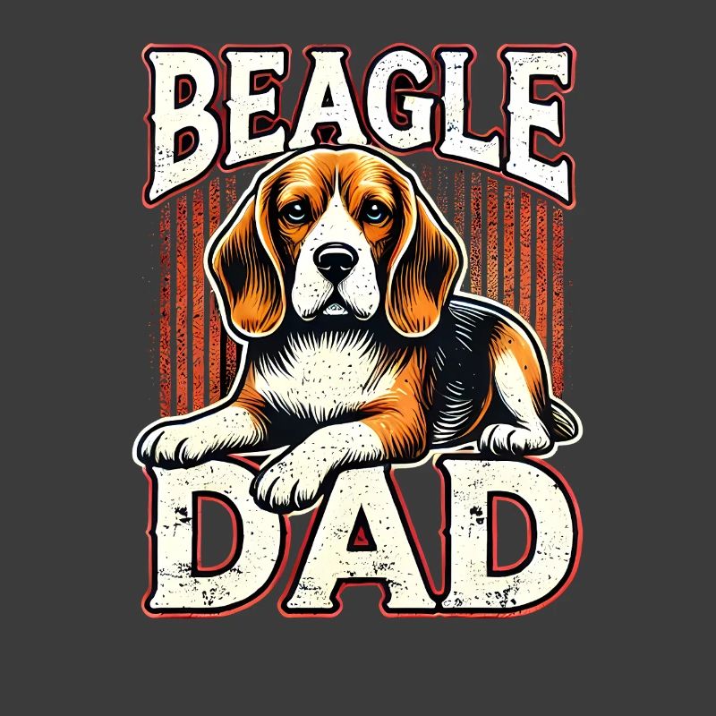 Beagle Dad Graphic