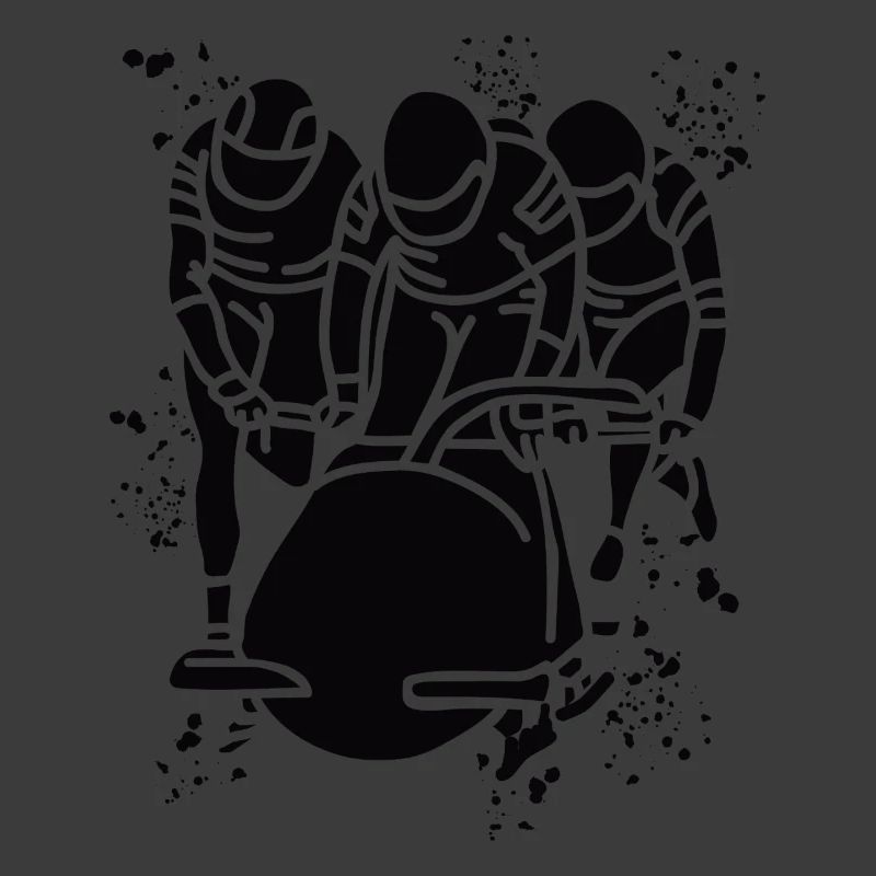 Bobfahrer Bobschlitten Viererbob