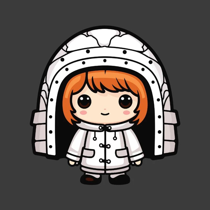 Winter Eskimo Iglu Comic