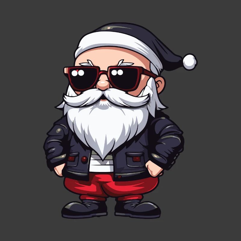 Weihnachtsmann Comic Santa