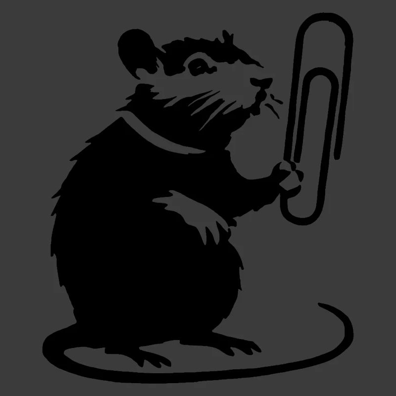 Ratte als Bürohengst