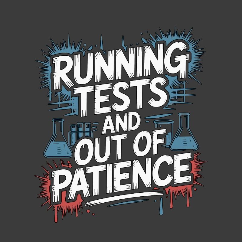 Lab Technician Running Tests And Laboratory Work