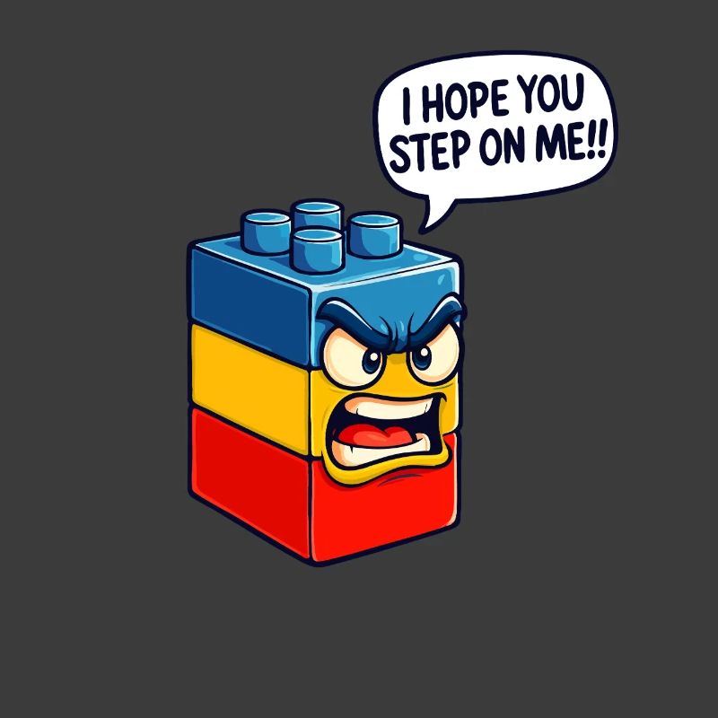 Ich hoffe, du trittst auf mich Brick Builder Block Building