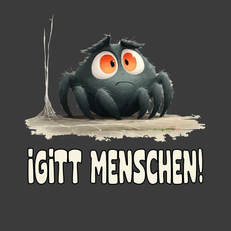 Lustige Igitt ! Menschen Spinne