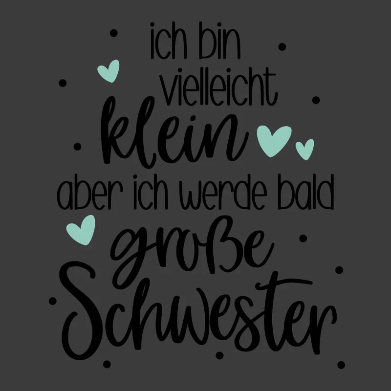 Ich bin klein aber ich werde bald große Schwester