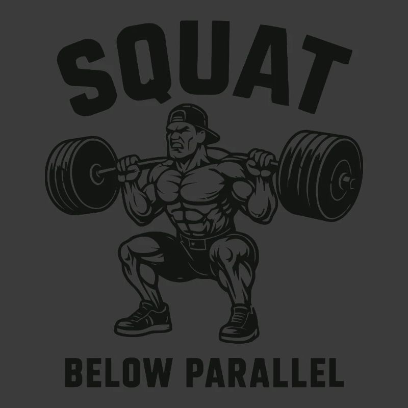 Squat Below Parallel Heavy Lifter