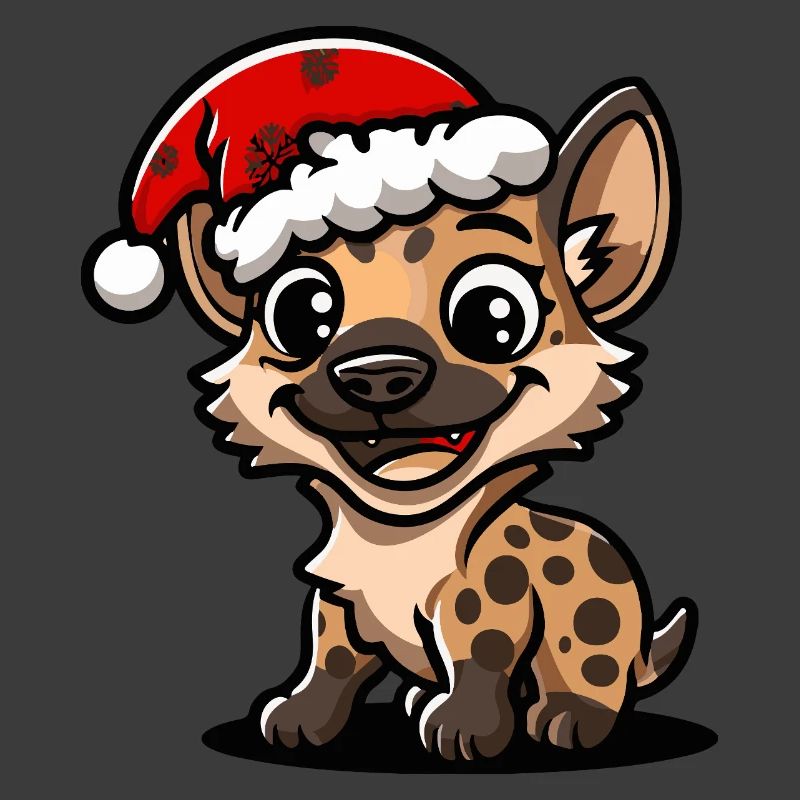 Hyäne Weihnachten