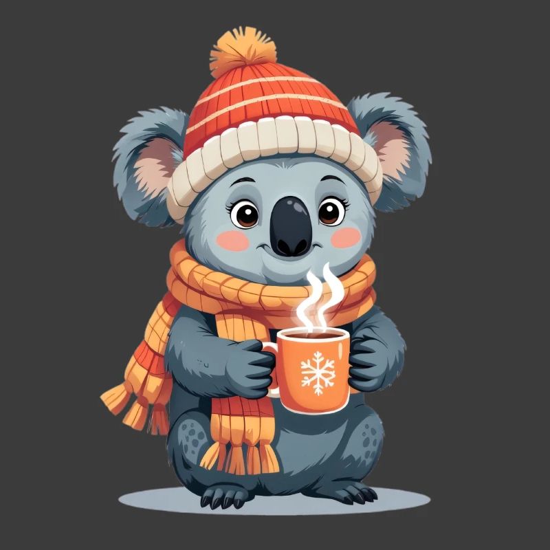 Winter Koala Cuddly Tea Mug