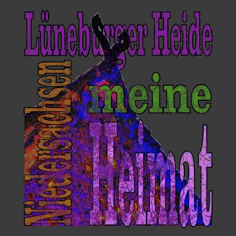 Lüneburger Heide mit Text