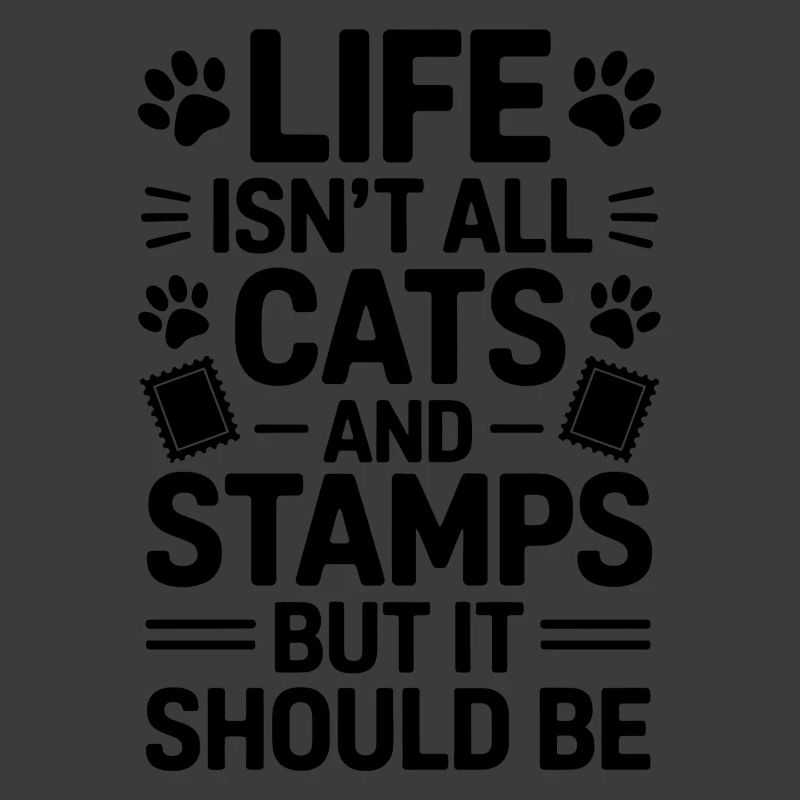 Briefmarken Spruch Katze Witz Briefmarken Geschenk