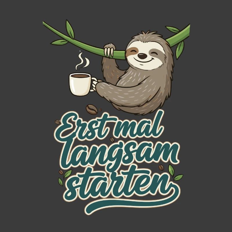 First start slowly sloth motif