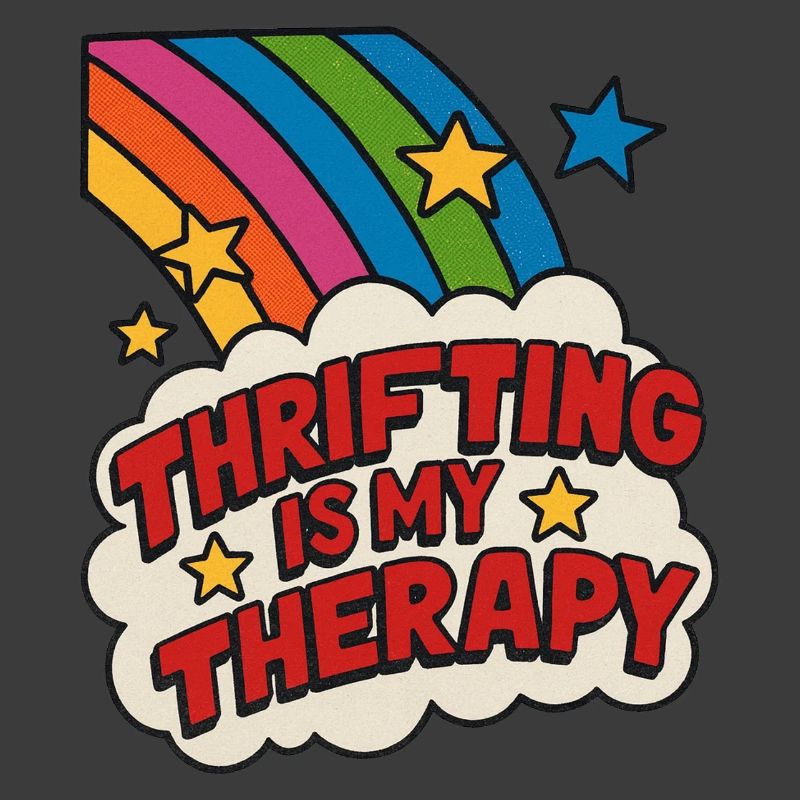 Thrifting Therapy Rainbow Patch