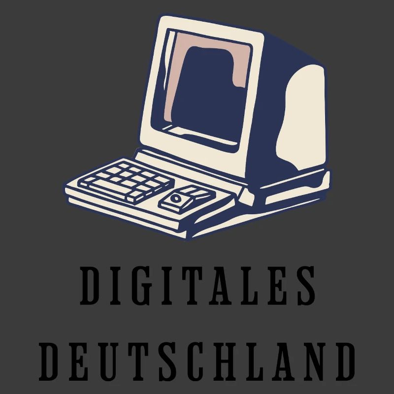 80s Style Retro Computer Digital Germany