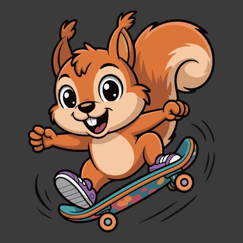 Skate-Eichhörnchen Sprinter