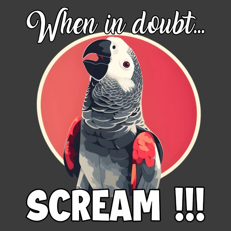 Humorous gift idea for parrot keepers