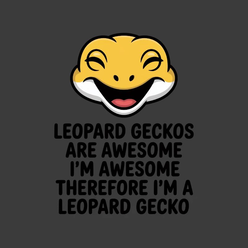 Joyful Leopardgecko Laughs Mascot