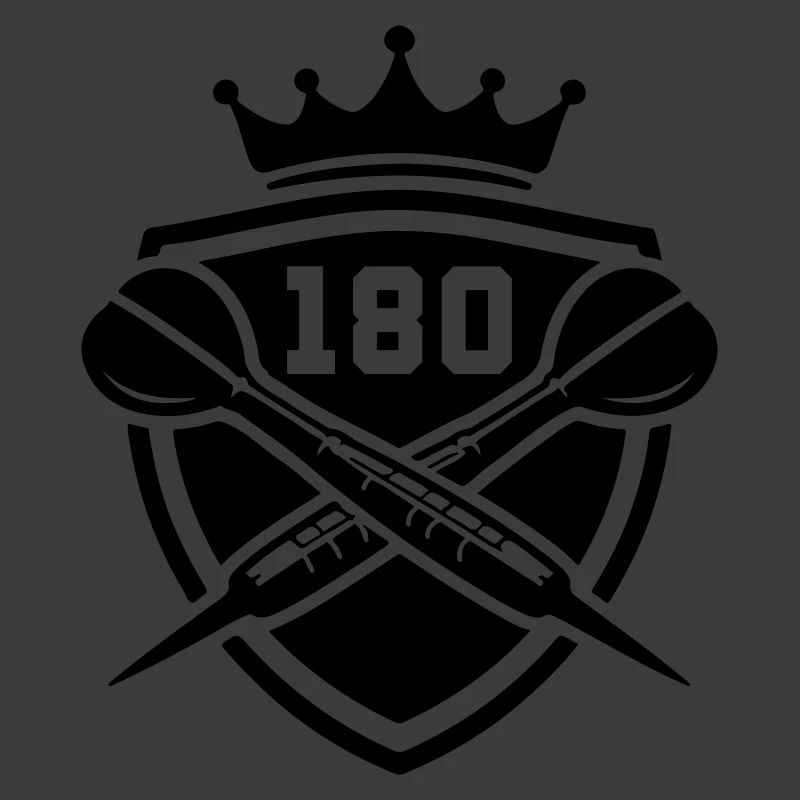 Darts 180 Wappen Dartpfeil