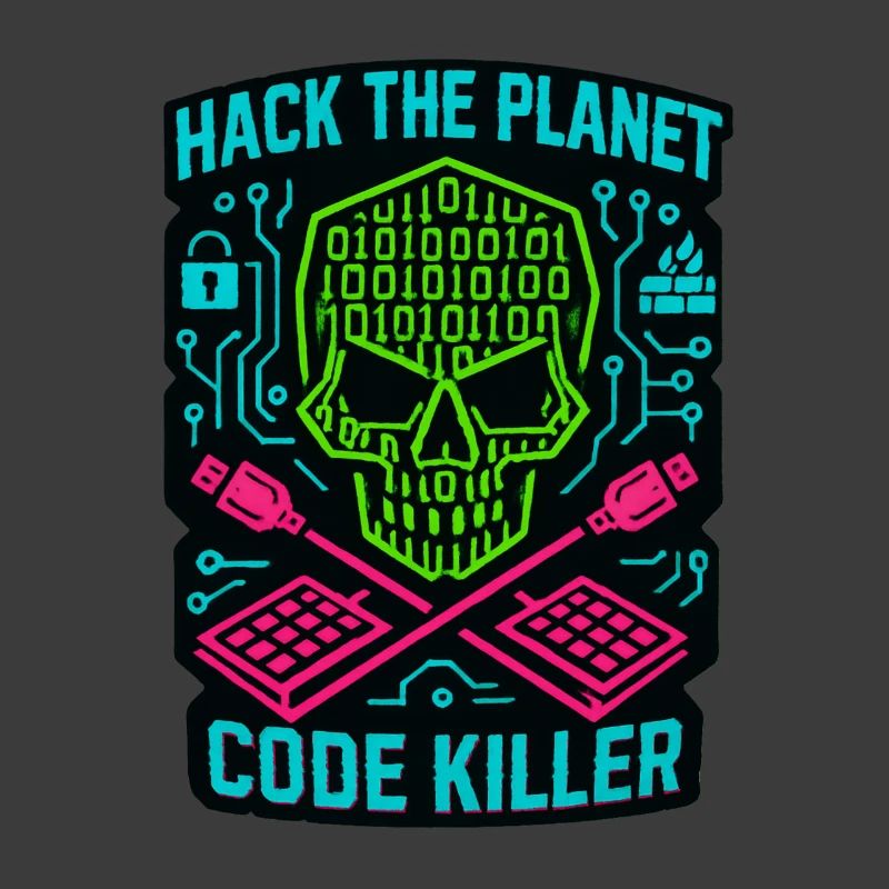 Hack the Planet Code Killer - Cybersécurité