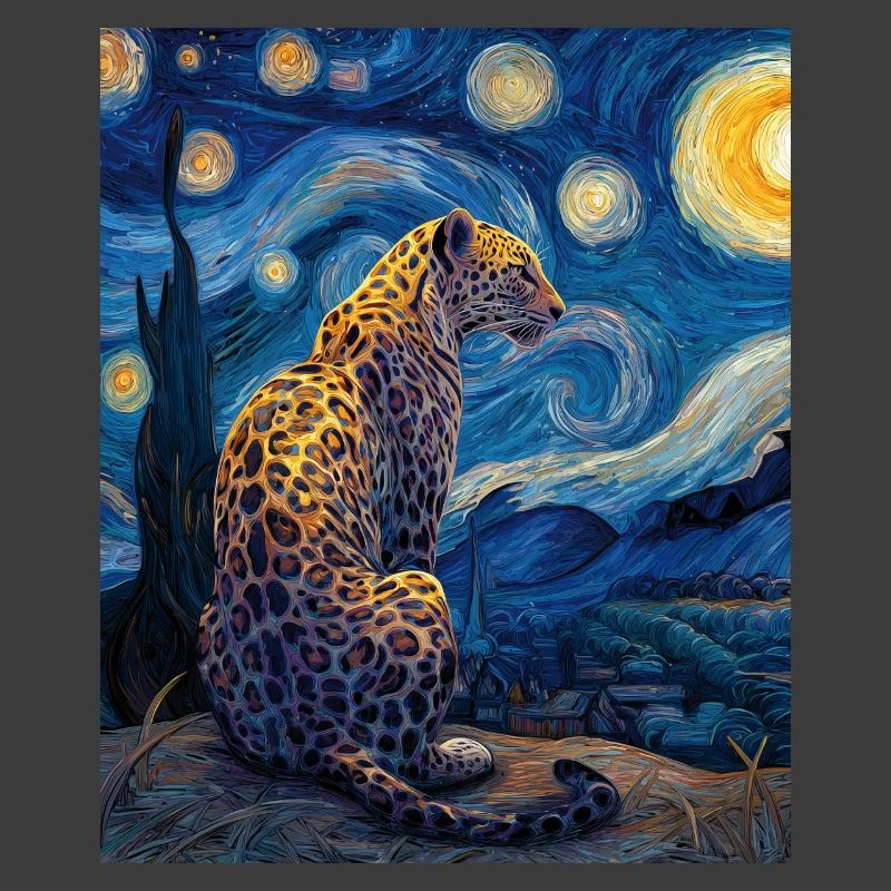 Leopard Van Gogh