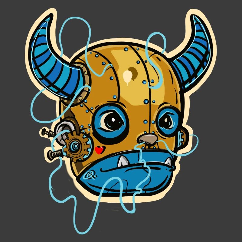 Taureau Steampunk Mécanique