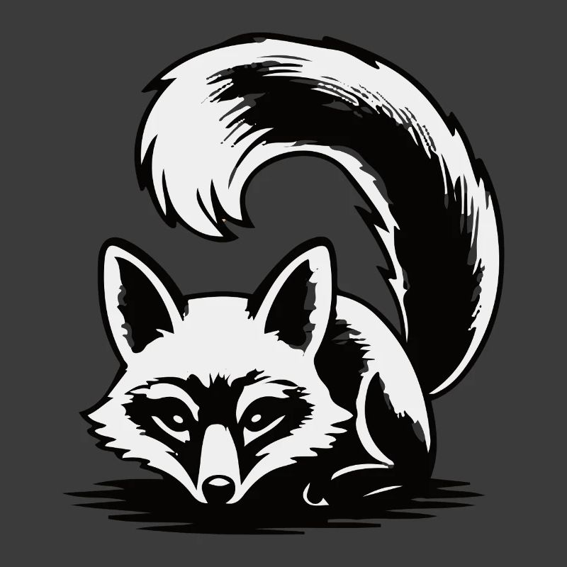 Lunar Fox Silhouette