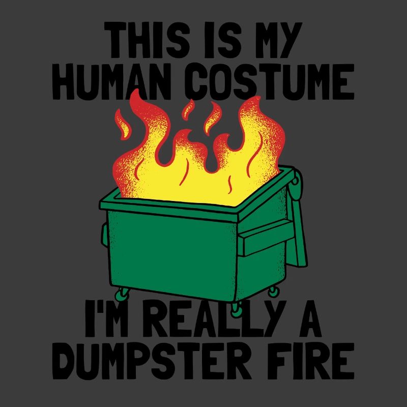 C’est drôle que ce soit mon costume humain pour le ton déchet