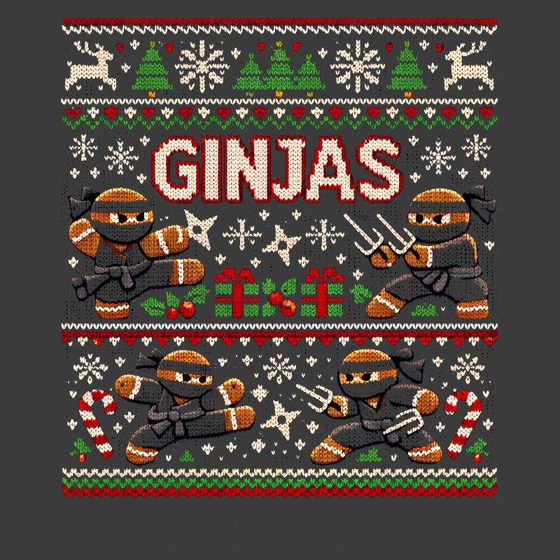 Ginjas Lebkuchen-Weihnachtspullover