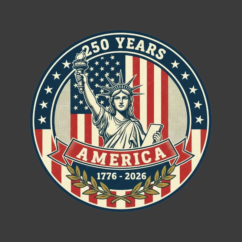 Liberty 250 Jahre Abzeichen-Design