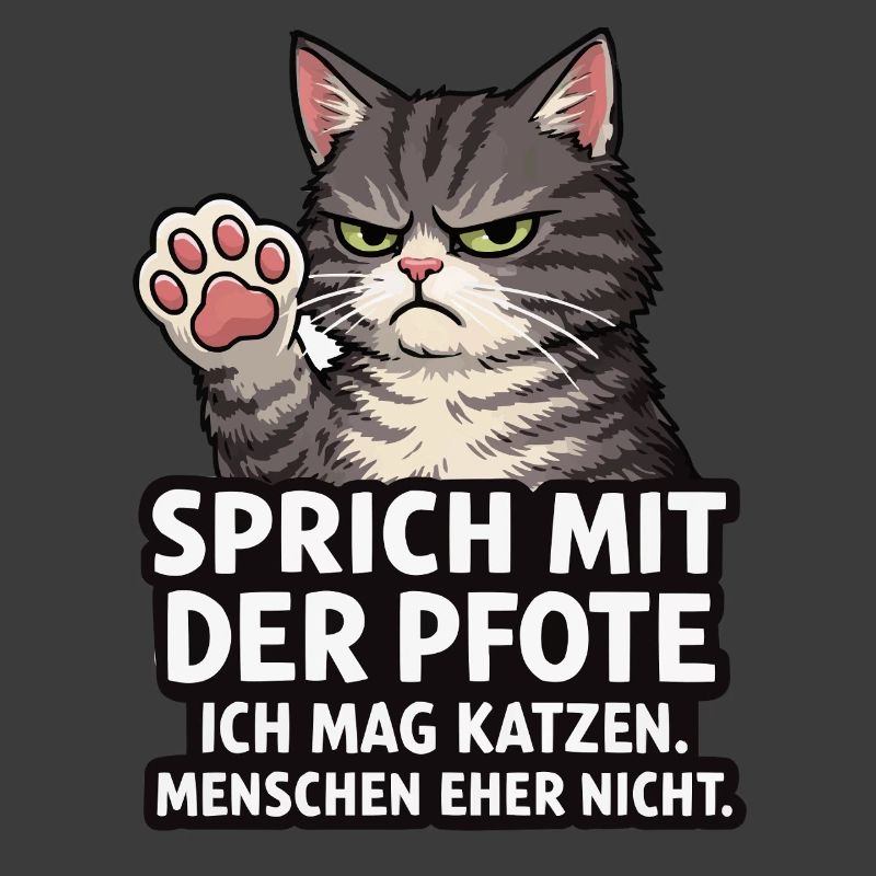 Sprich mit der Pfote – Grumpy Katze