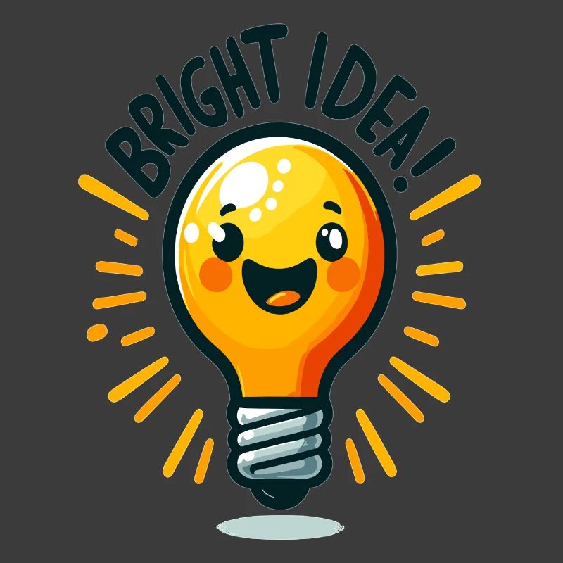 Cheerful Light Bulb Idea