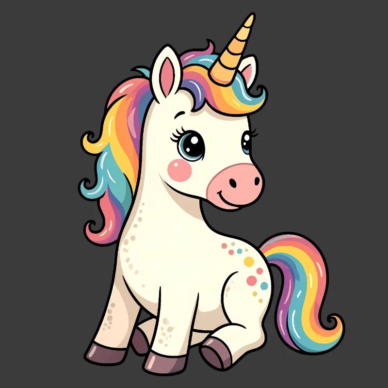 Süßes Einhorn