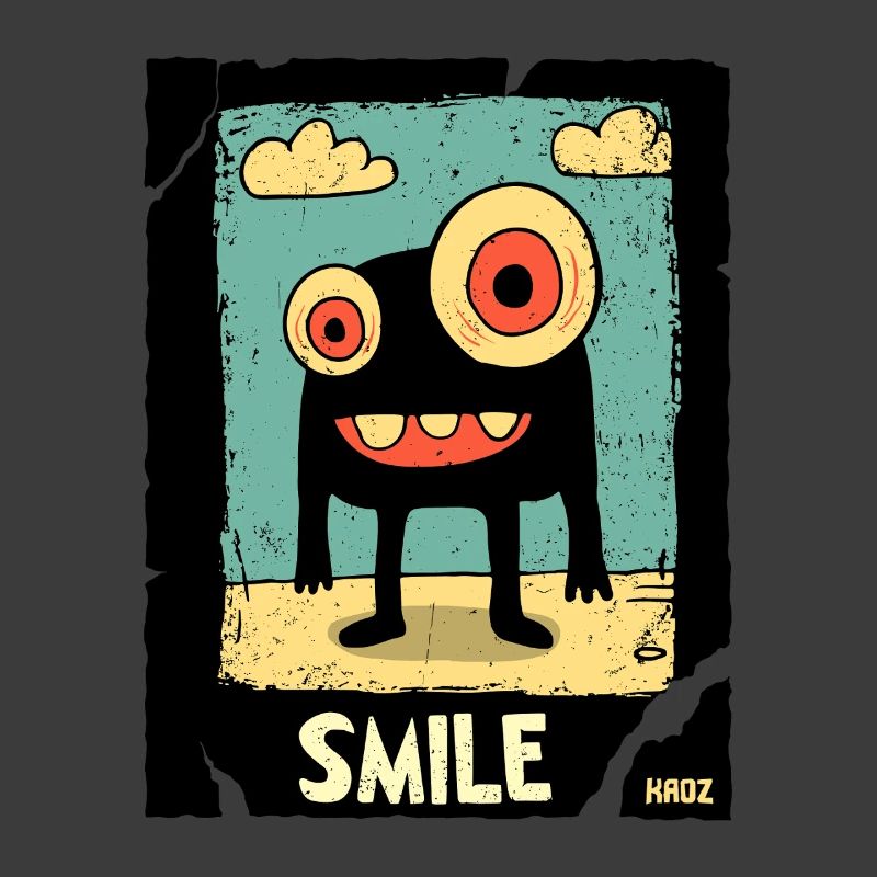Monstre borgne dans le sable