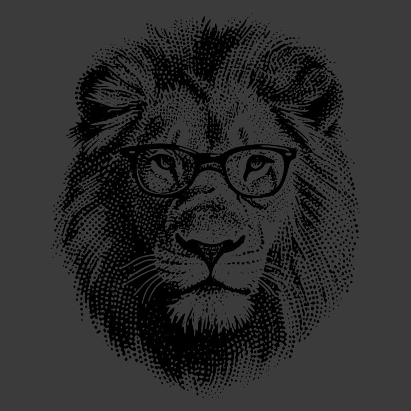 Löwe mit Brille