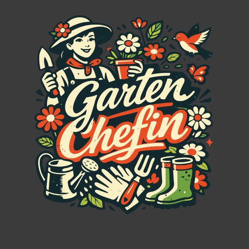 Garten Chefin Gärtnerin Geschenk